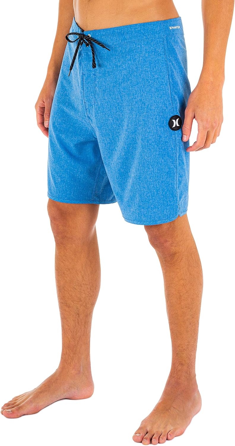 Hurley Mens Phantom P30 One and Only Stretch 20″ Boardshort Swim Short(Signal Blue)