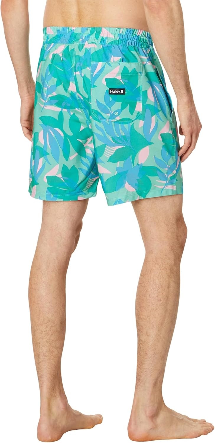 Hurley Men’s Printed 18″ Board Shorts(Tropical Mist 1)