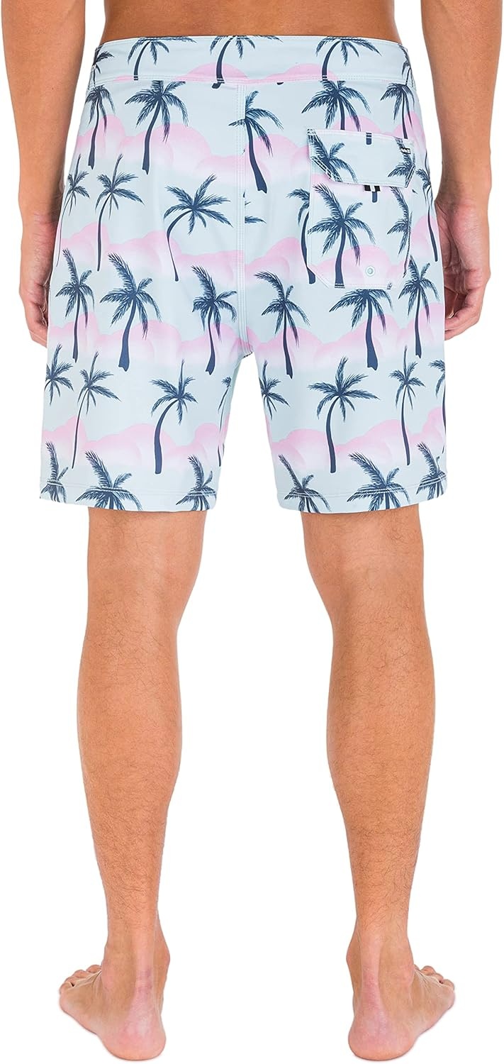 Hurley Men’s Board Shorts(Teal Tinted)