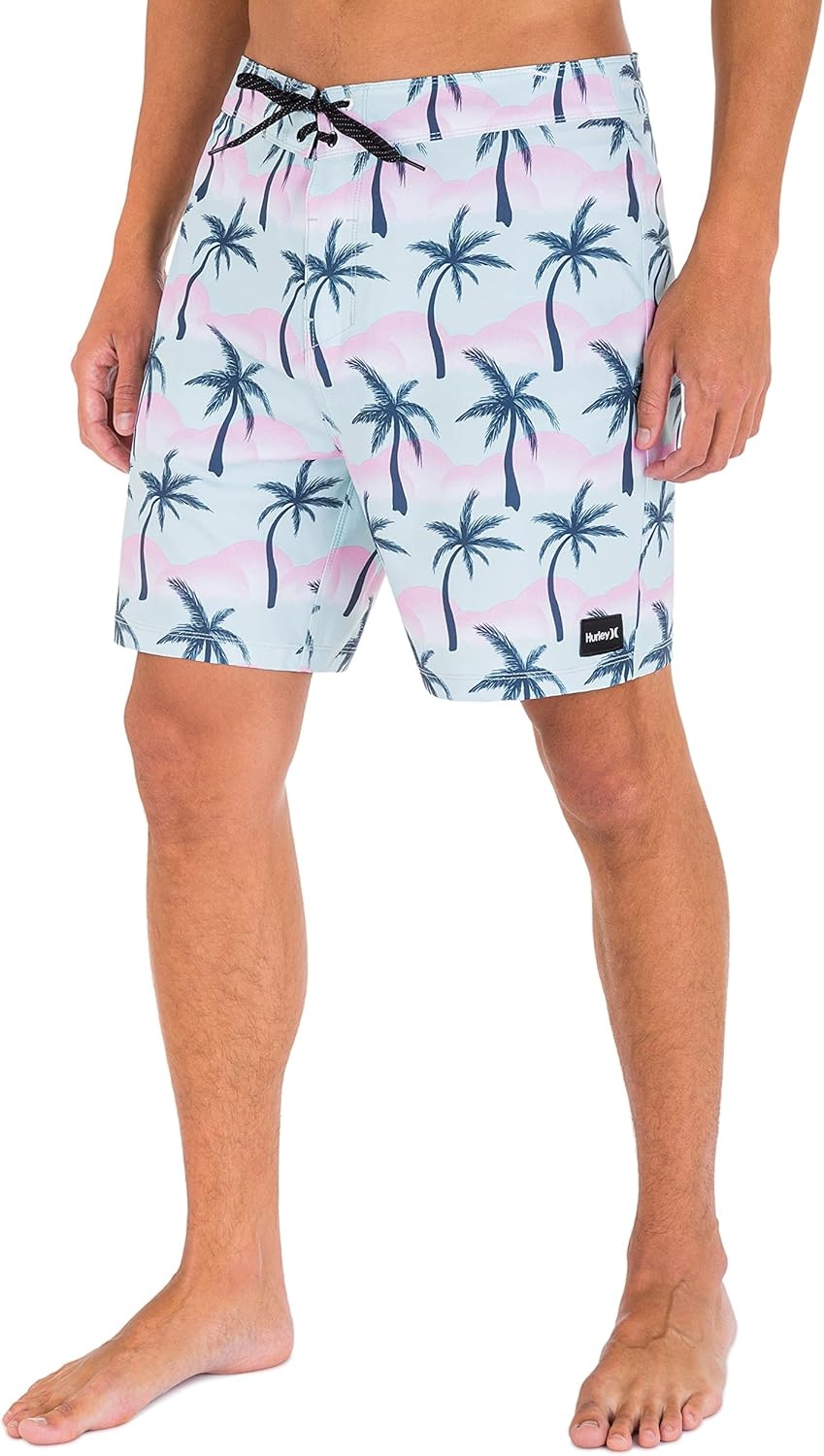 Hurley Men’s Board Shorts(Teal Tinted)