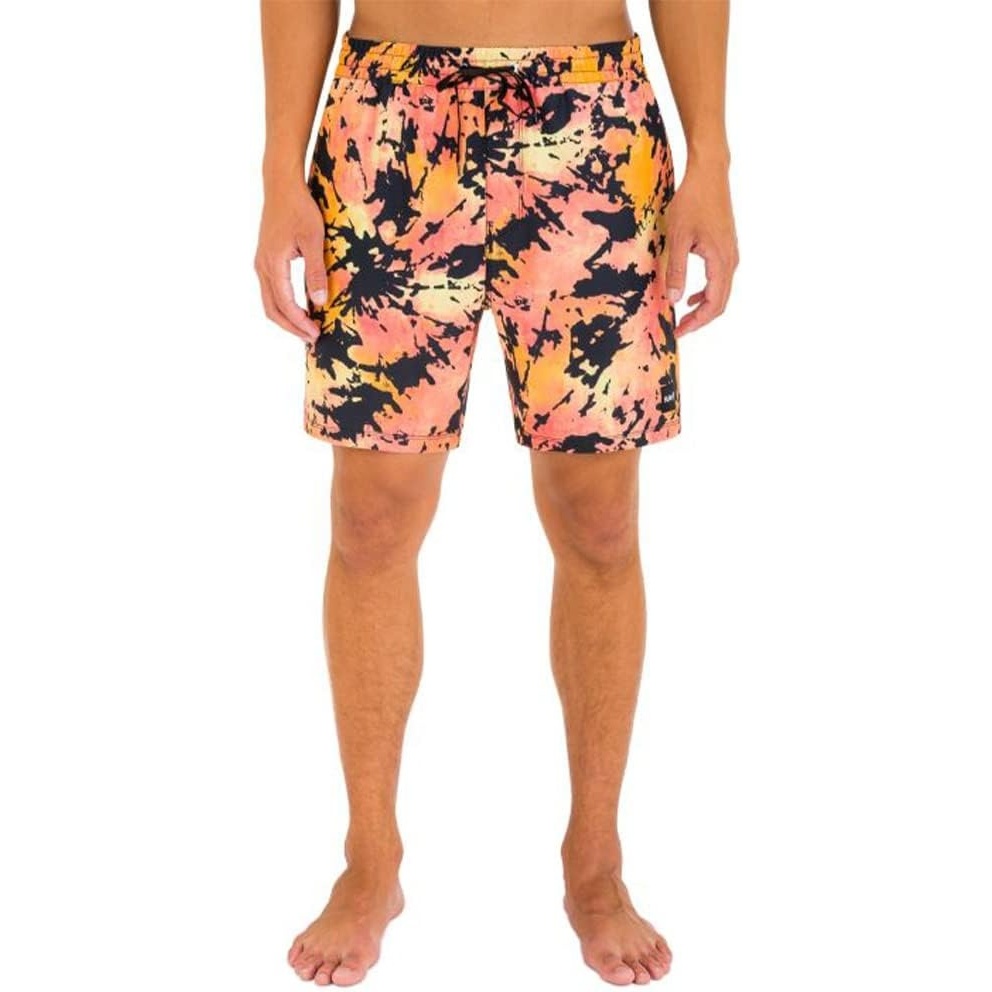 Hurley Men’s Printed 18″ Board Shorts(Ember)