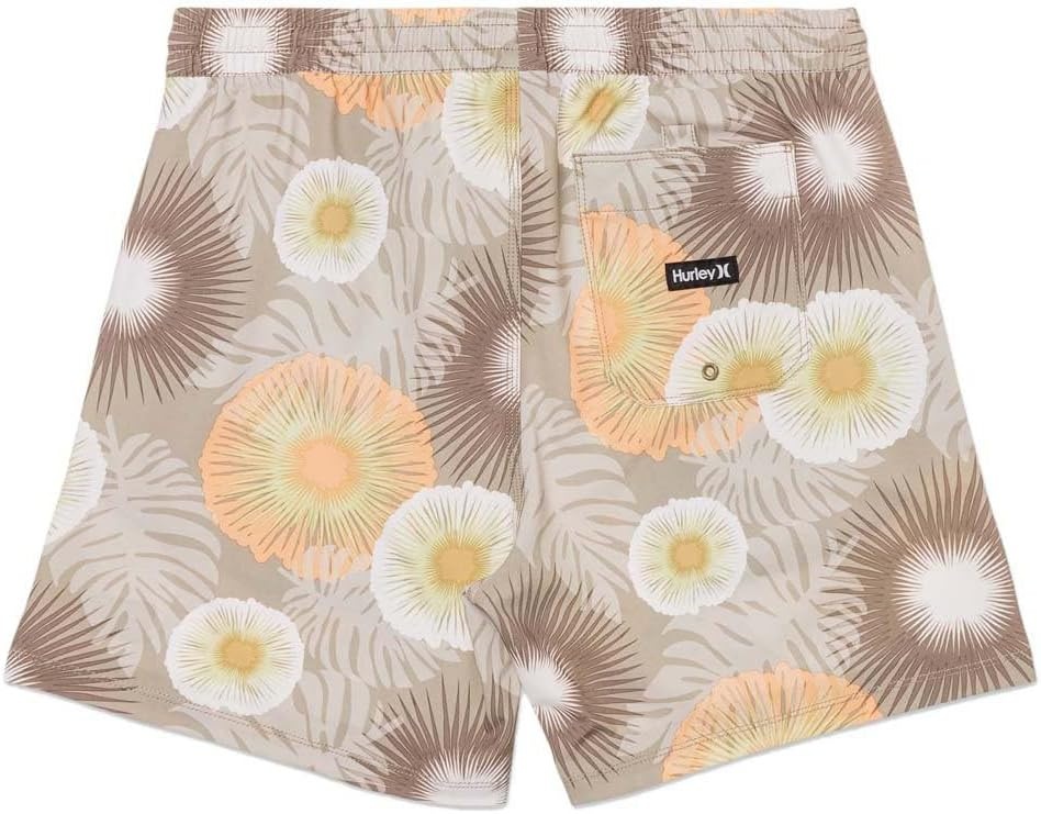 Hurley Men’s Printed 18″ Board Shorts(Khaki 2)