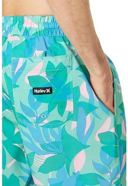 Hurley Men’s Printed 18″ Board Shorts(Tropical Mist 2)