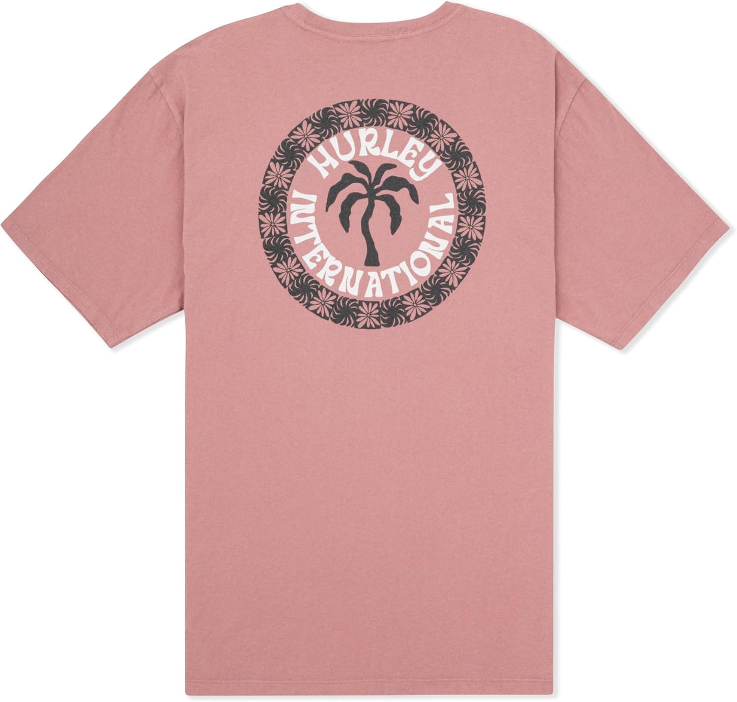 Hurley Men’s Palm Short Sleeve(Phantom Rose)