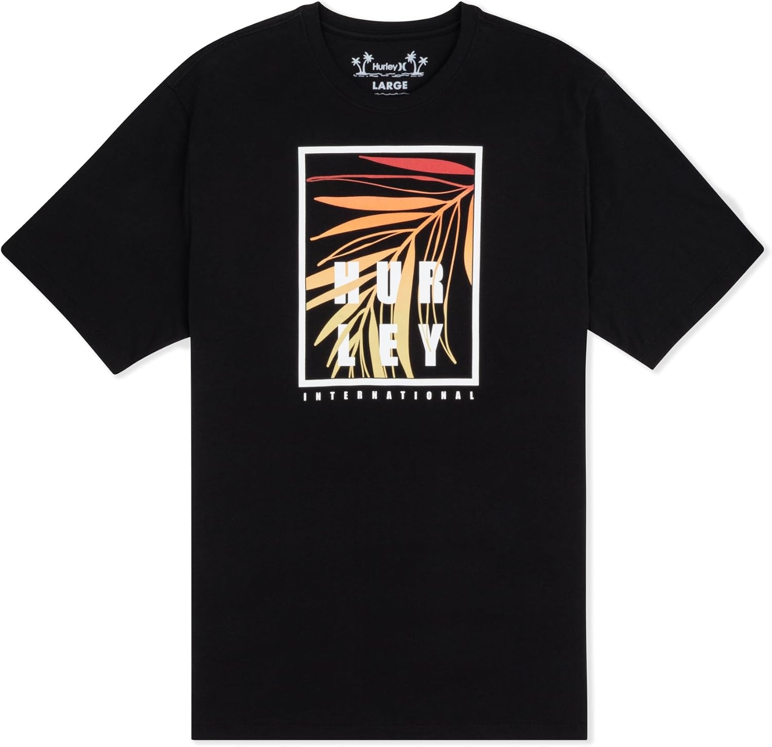 Hurley Mens All Seeing Short Sleeve(Black/Multi)