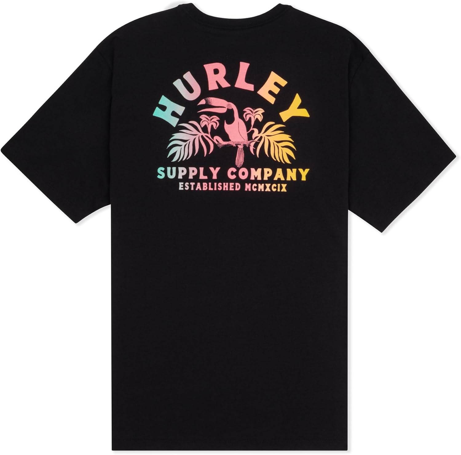 Hurley Mens All Seeing Short Sleeve(Tropic Black)