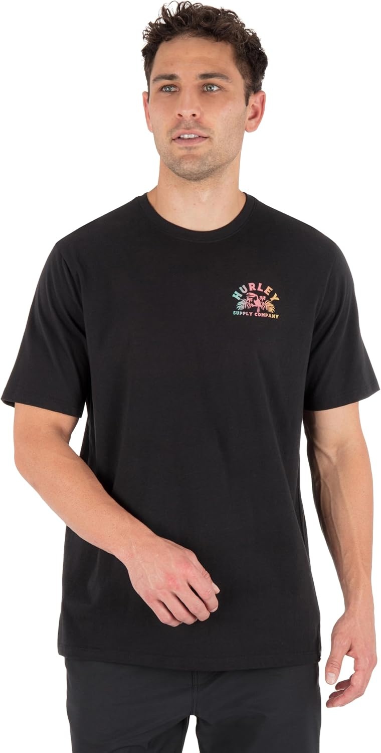Hurley Mens All Seeing Short Sleeve(Tropic Black)