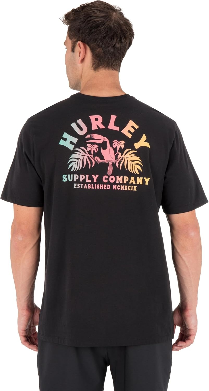 Hurley Mens All Seeing Short Sleeve(Tropic Black)