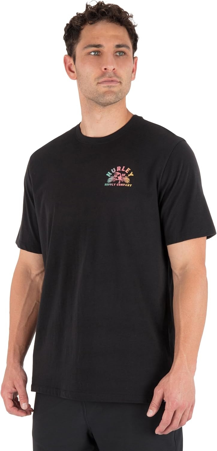 Hurley Mens All Seeing Short Sleeve(Tropic Black)