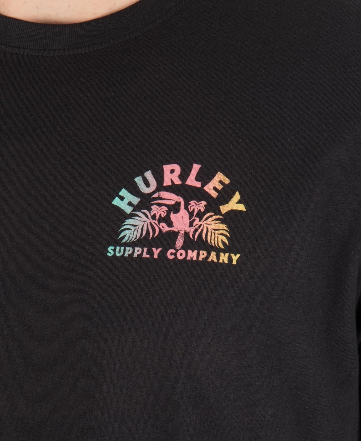 Hurley Mens All Seeing Short Sleeve(Tropic Black)