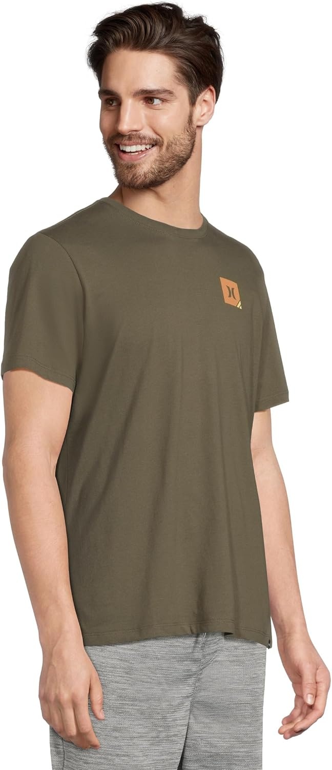 Hurley Mens All Seeing Short Sleeve(Charcoal Fern)