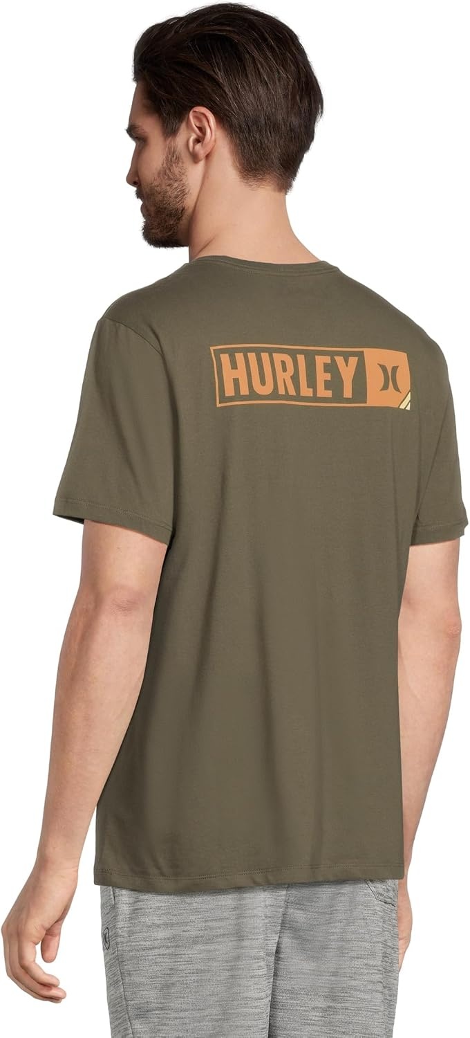 Hurley Mens All Seeing Short Sleeve(Charcoal Fern)