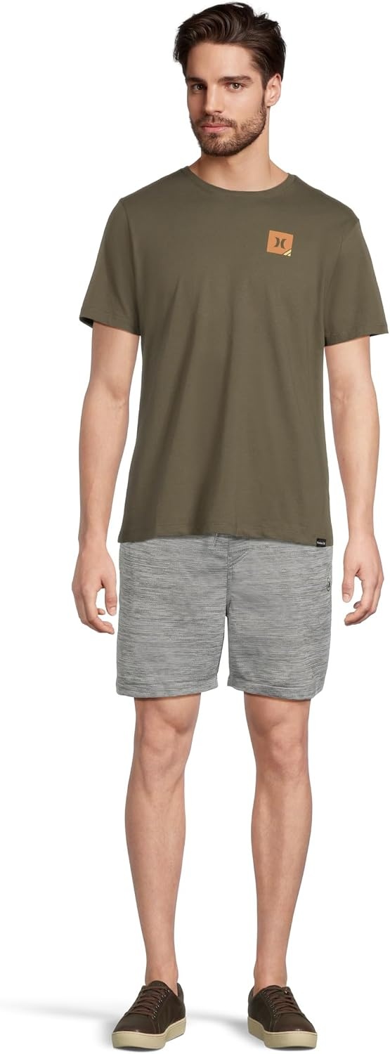 Hurley Mens All Seeing Short Sleeve(Charcoal Fern)