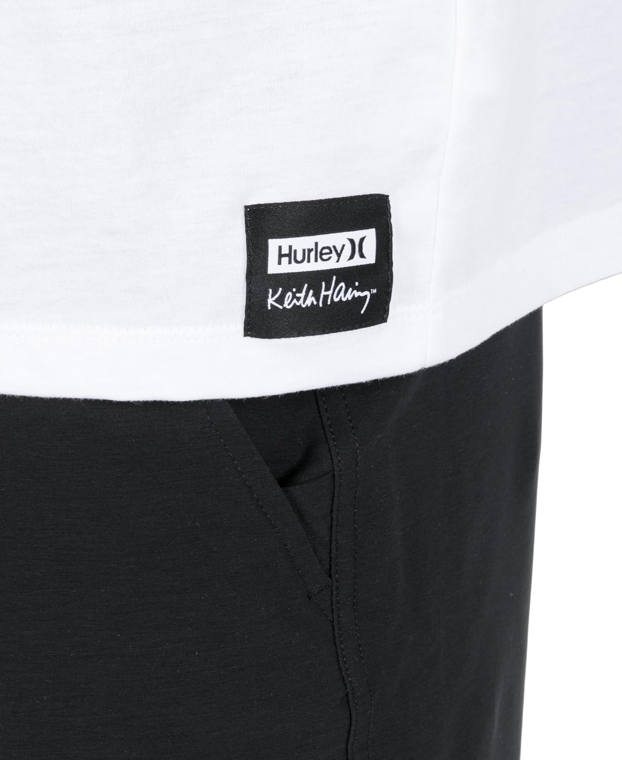 Hurley Mens All Seeing Short Sleeve(White – Keith Haring Collab)