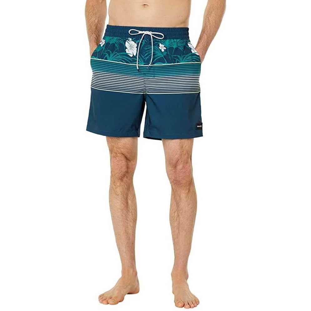 Hurley Men’s Printed 18″ Board Shorts(Nightshadow)