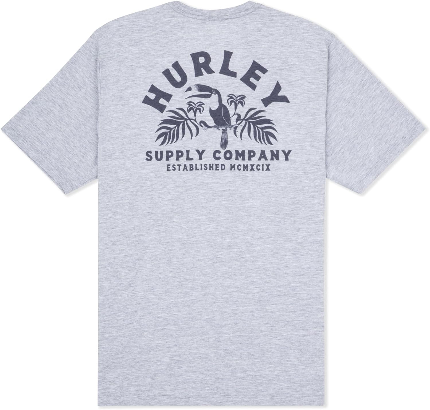 Hurley Mens All Seeing Short Sleeve(Tropic Dark Grey)