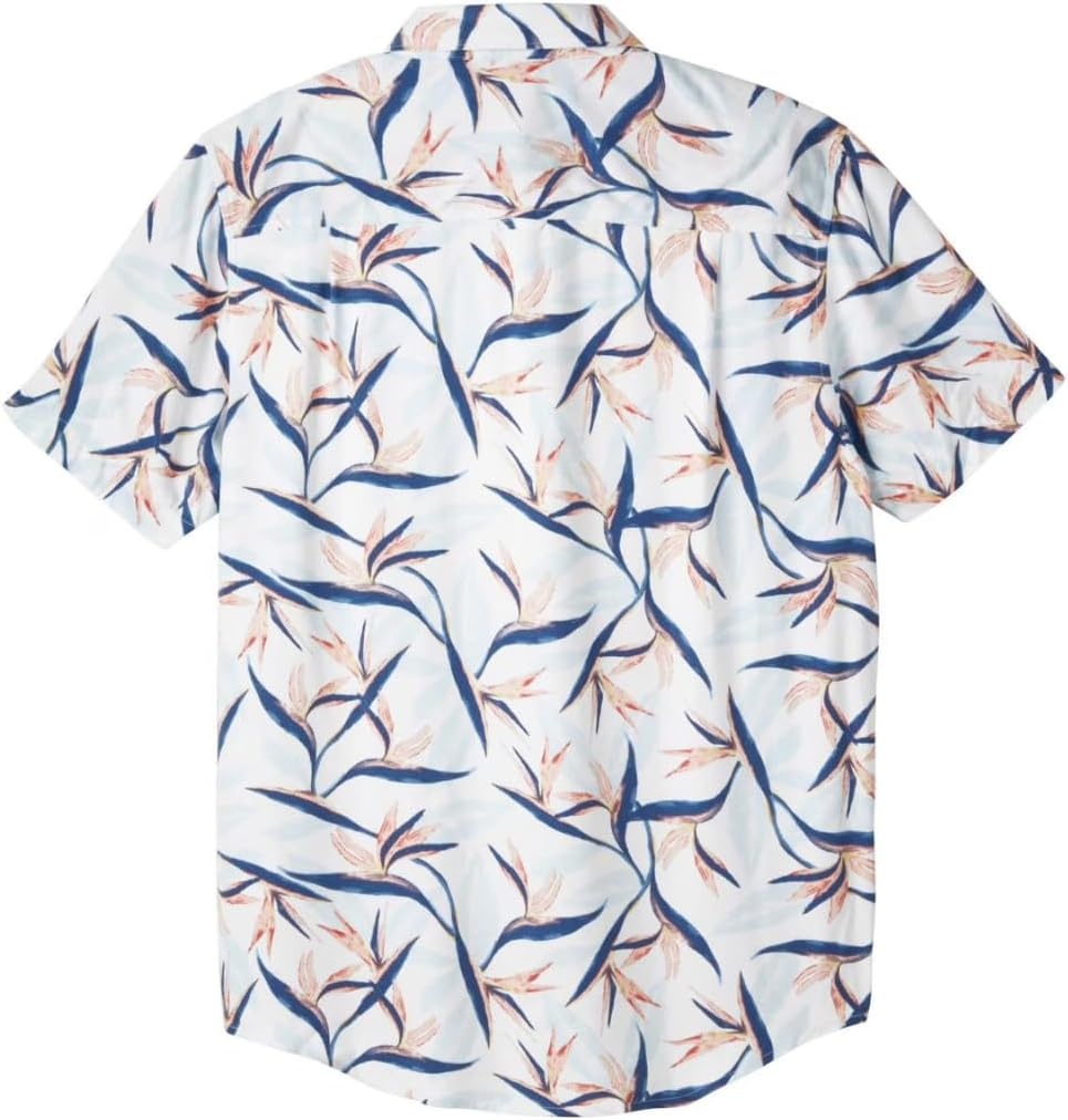 Hurley Men’s Newport Stretch Short Sleeve(Destroyer Combo)