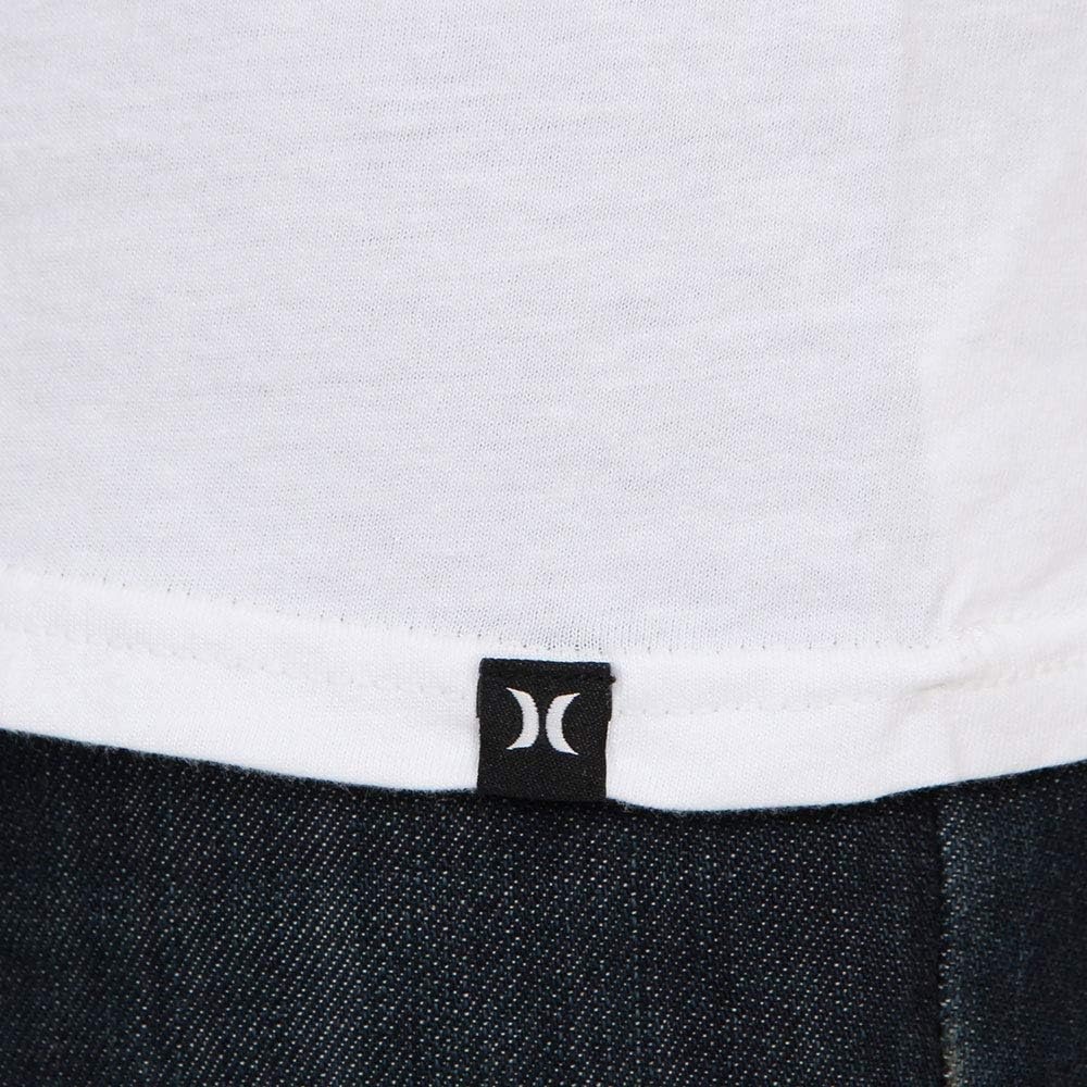 Hurley Men’s One & Only Graphic Tank Top(White/Black/(Black))