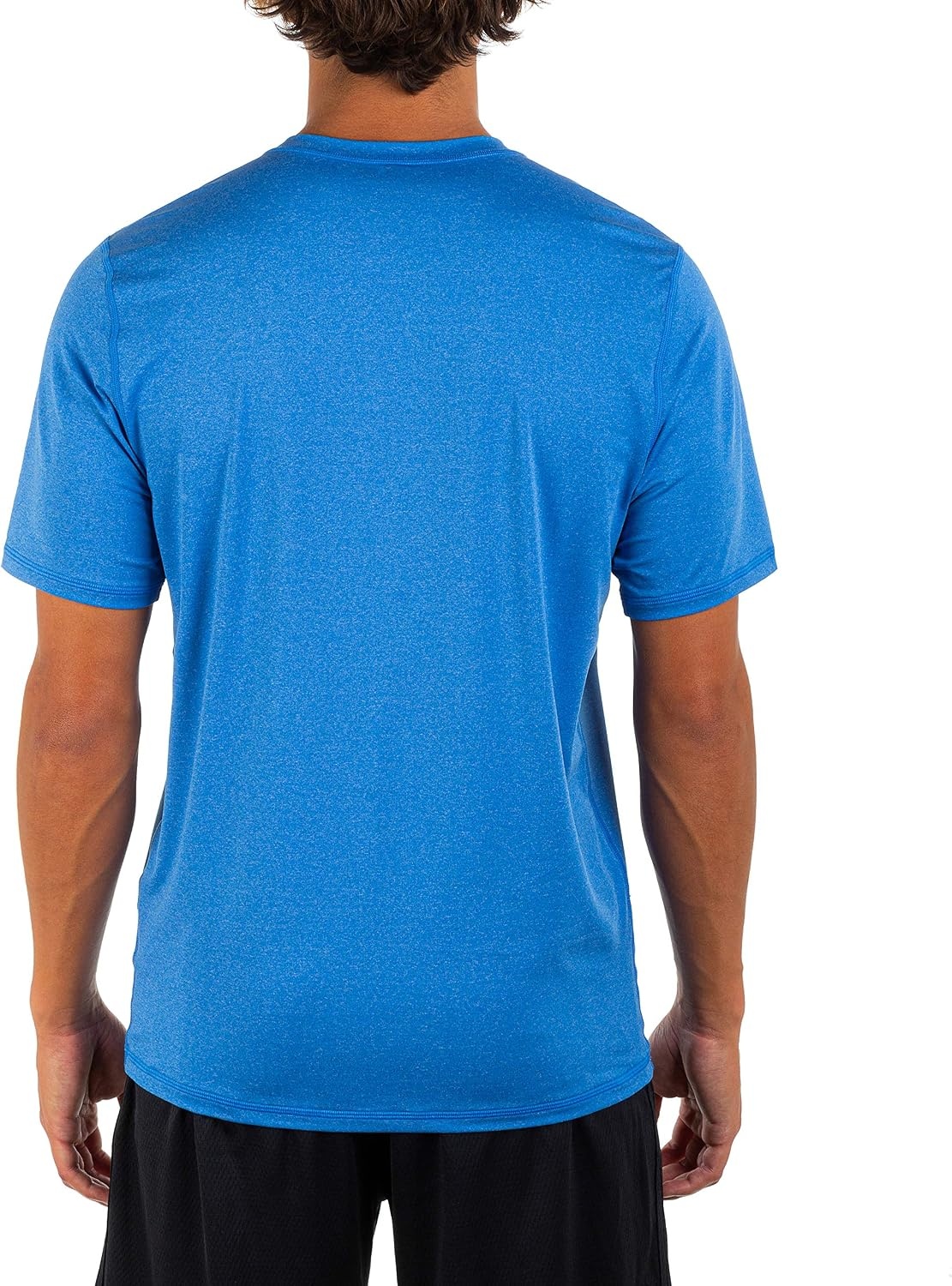 Hurley Men’s One and Only Hybrid Short Sleeve T-Shirt(Pacific Blue)