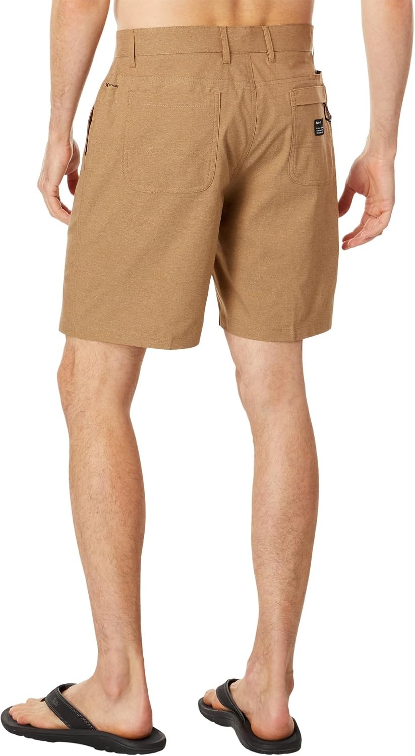Hurley, Men’s, H2O-Dri Breathe 19″ Walkshorts(Espresso)