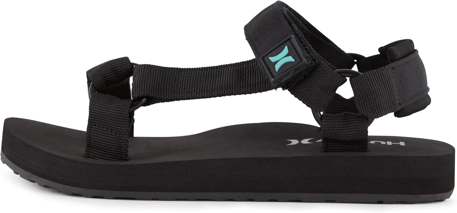 Hurley womens Hurley Womens Raise Sandal(Black)