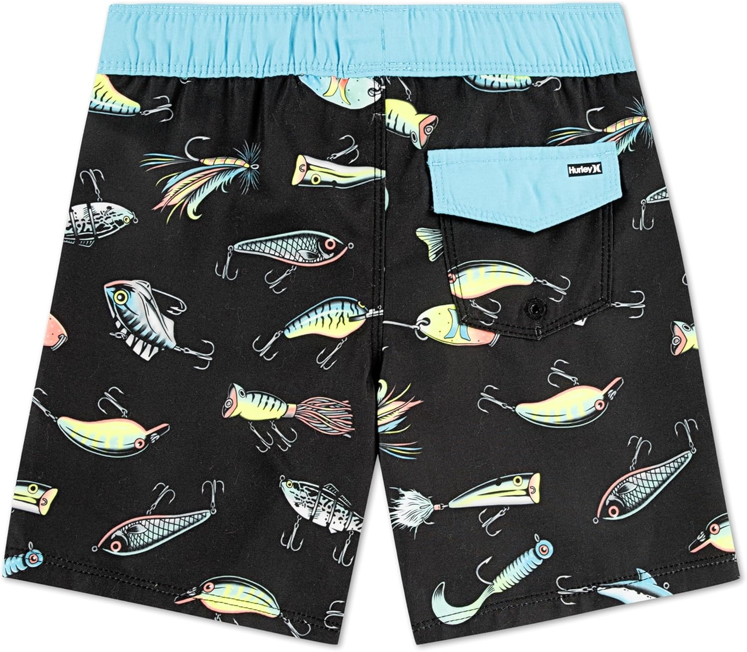 Hurley Boys’ Pull on Swim Trunks(Black/Allure)