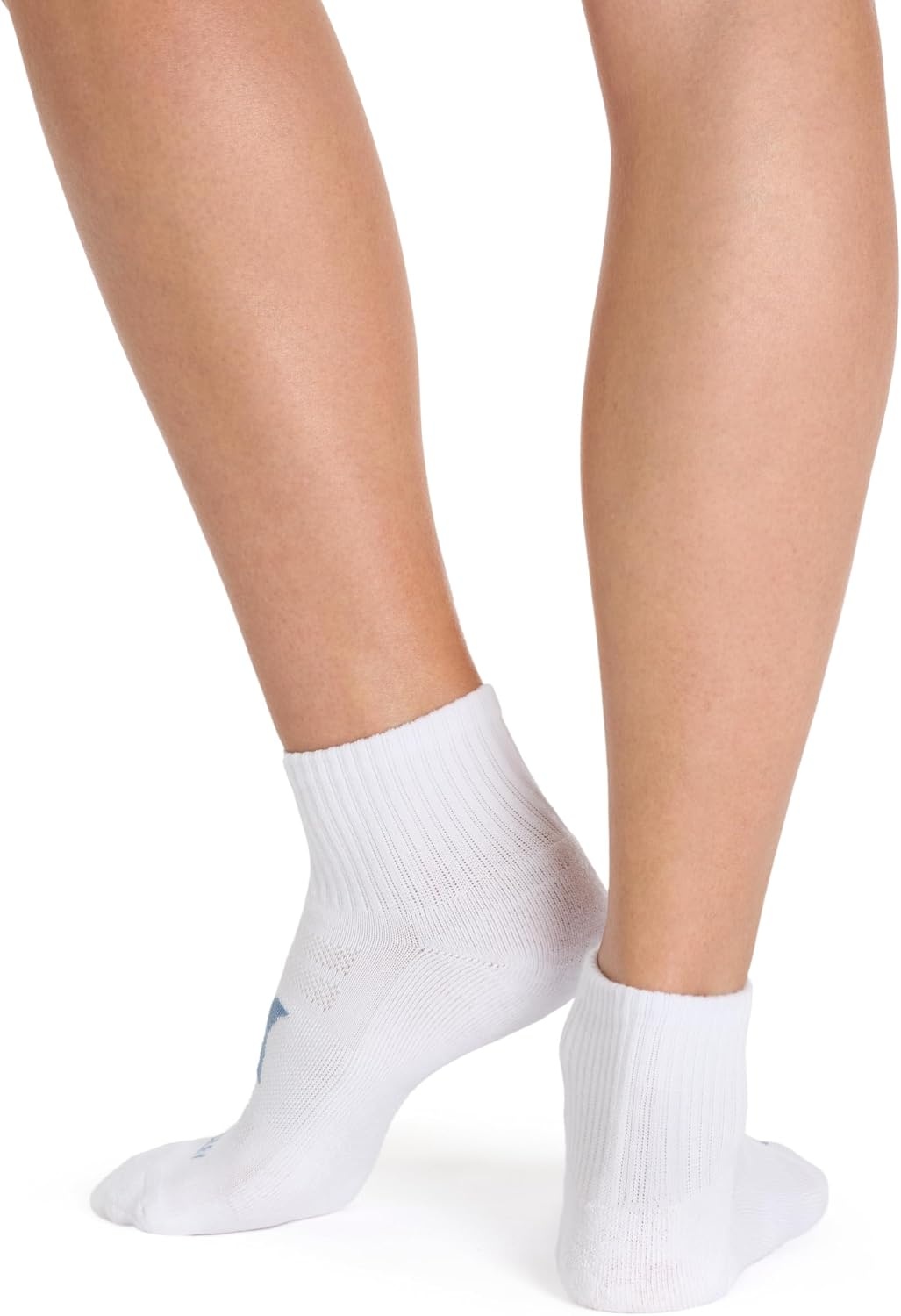 Hurley Women’s 8 Pack Sport Ultra Soft Quarter Crew Socks(White/Blue/Rose/Melon)