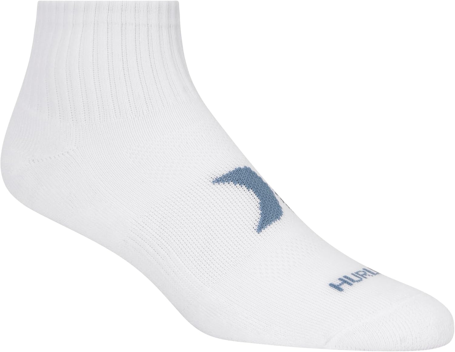 Hurley Women’s 8 Pack Sport Ultra Soft Quarter Crew Socks(White/Blue/Rose/Melon)