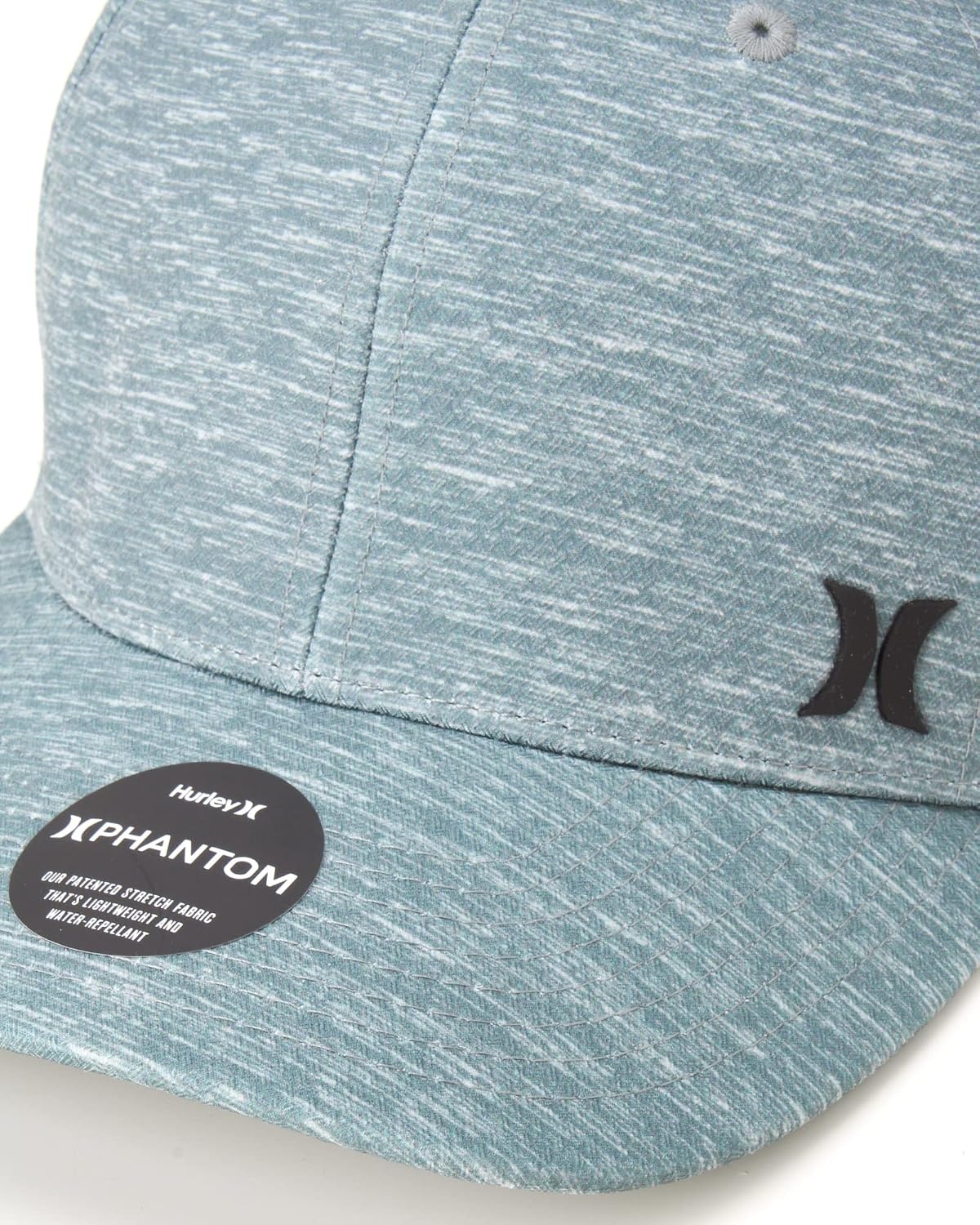Hurley Men’s Hat – Curved Brim Stretch Fitted Cap(Grey)