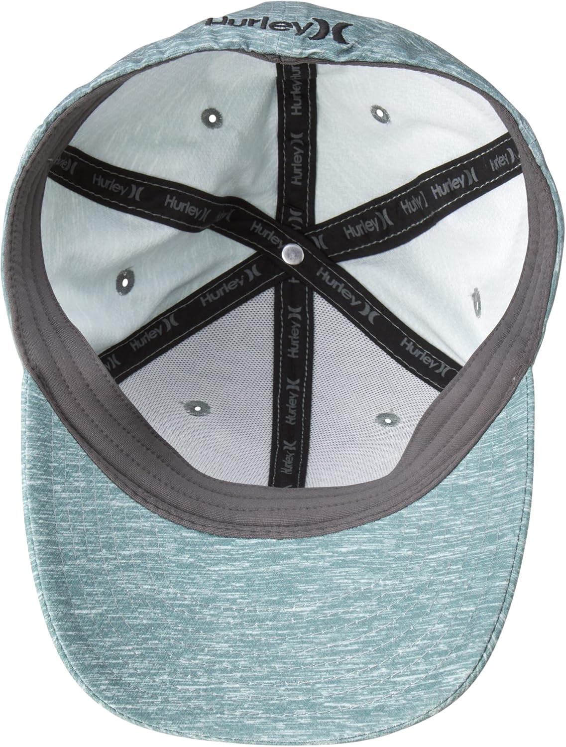 Hurley Men’s Hat – Curved Brim Stretch Fitted Cap(Grey)