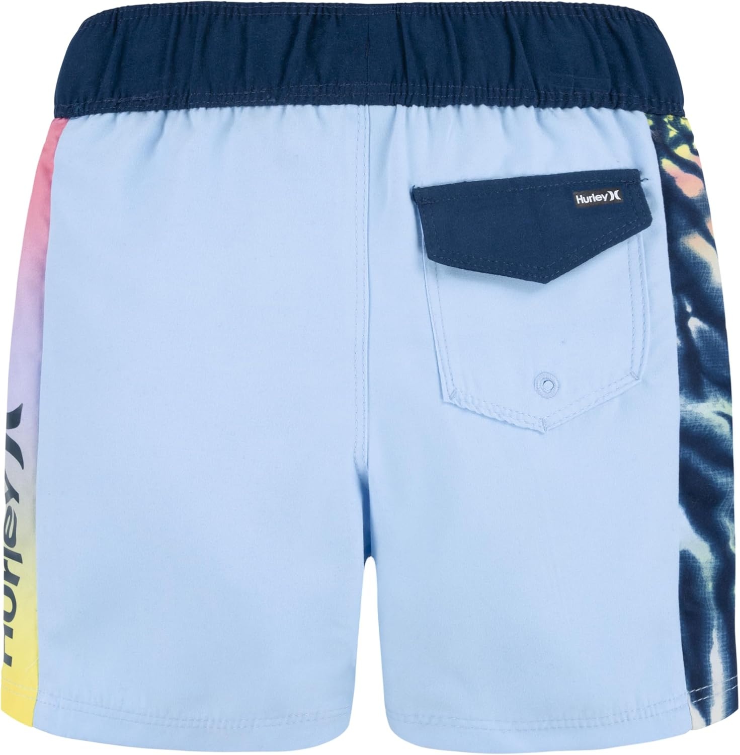 Hurley Kids Mini Vacay Stripe Pull On Swim Trunk (Big Kid)(Blue Dream)