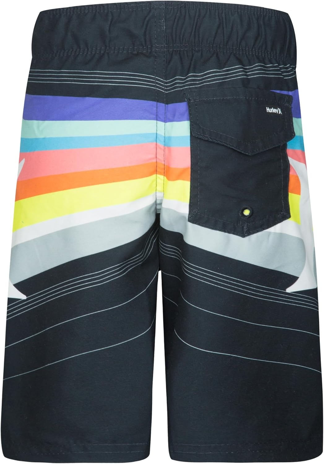 Hurley Boys’ Pull on Swim Trunks(Multi/Black)