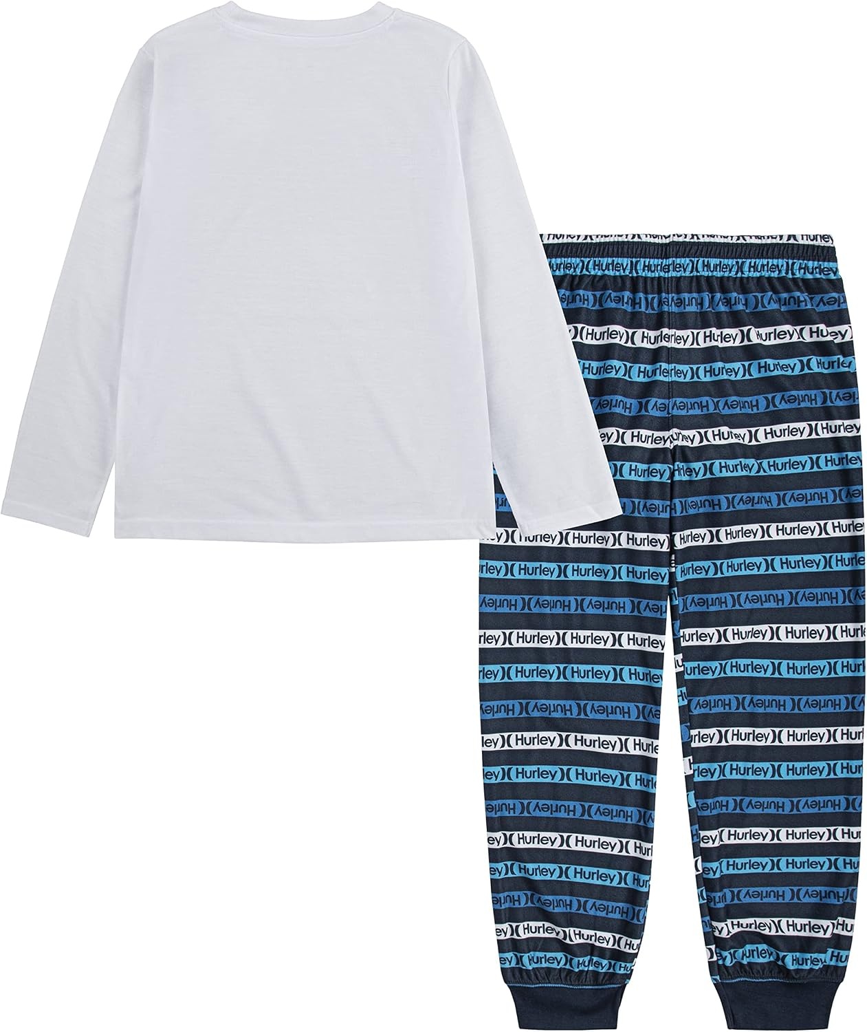 Hurley Boys’ Pajama 2-piece Set(Armory Navy/Stripe)
