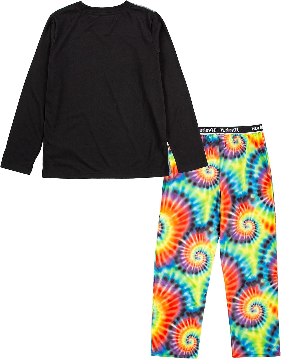 Hurley Boys’ Pajama 2-piece Set(Multi Tie Dye)