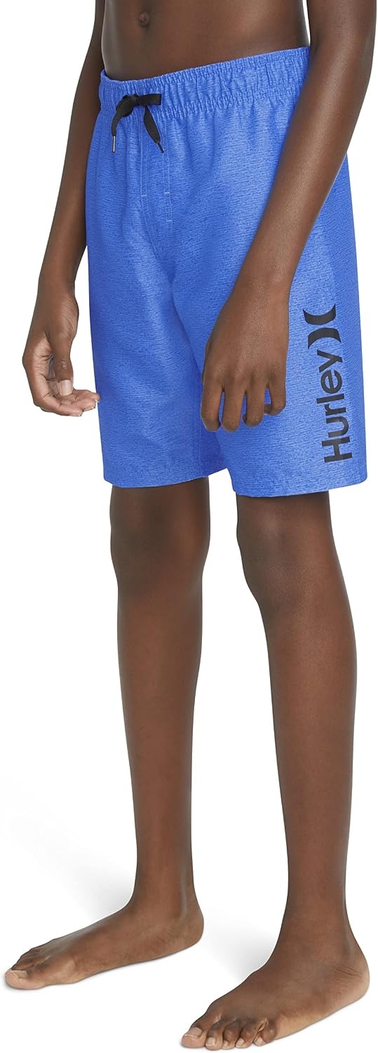 Hurley Boys’ Pull on Swim Trunks(University Blue Heather)