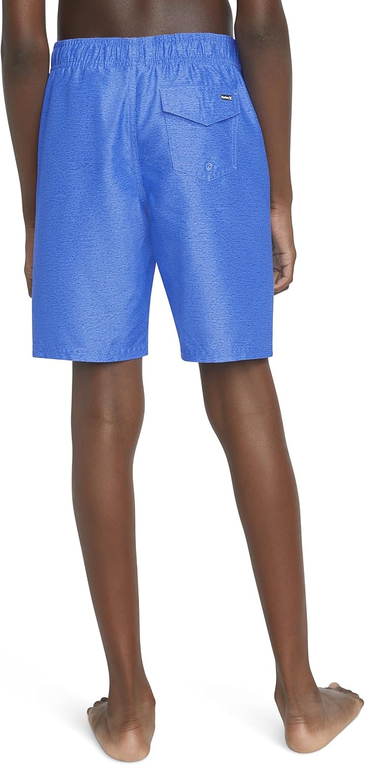 Hurley Boys’ Pull on Swim Trunks(University Blue Heather)
