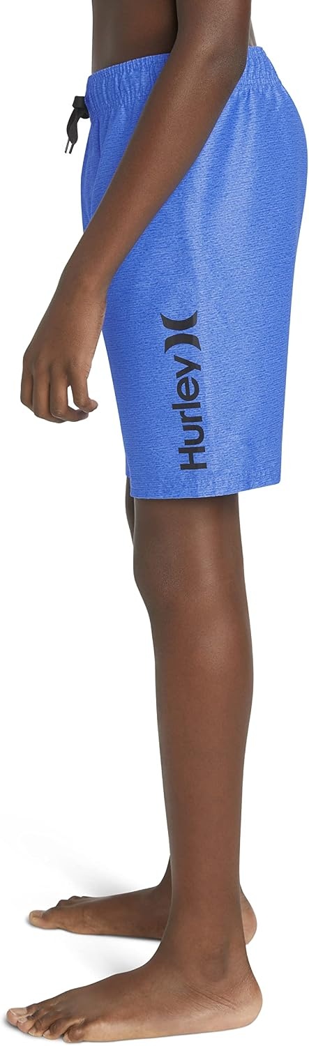 Hurley Boys’ Pull on Swim Trunks(University Blue Heather)