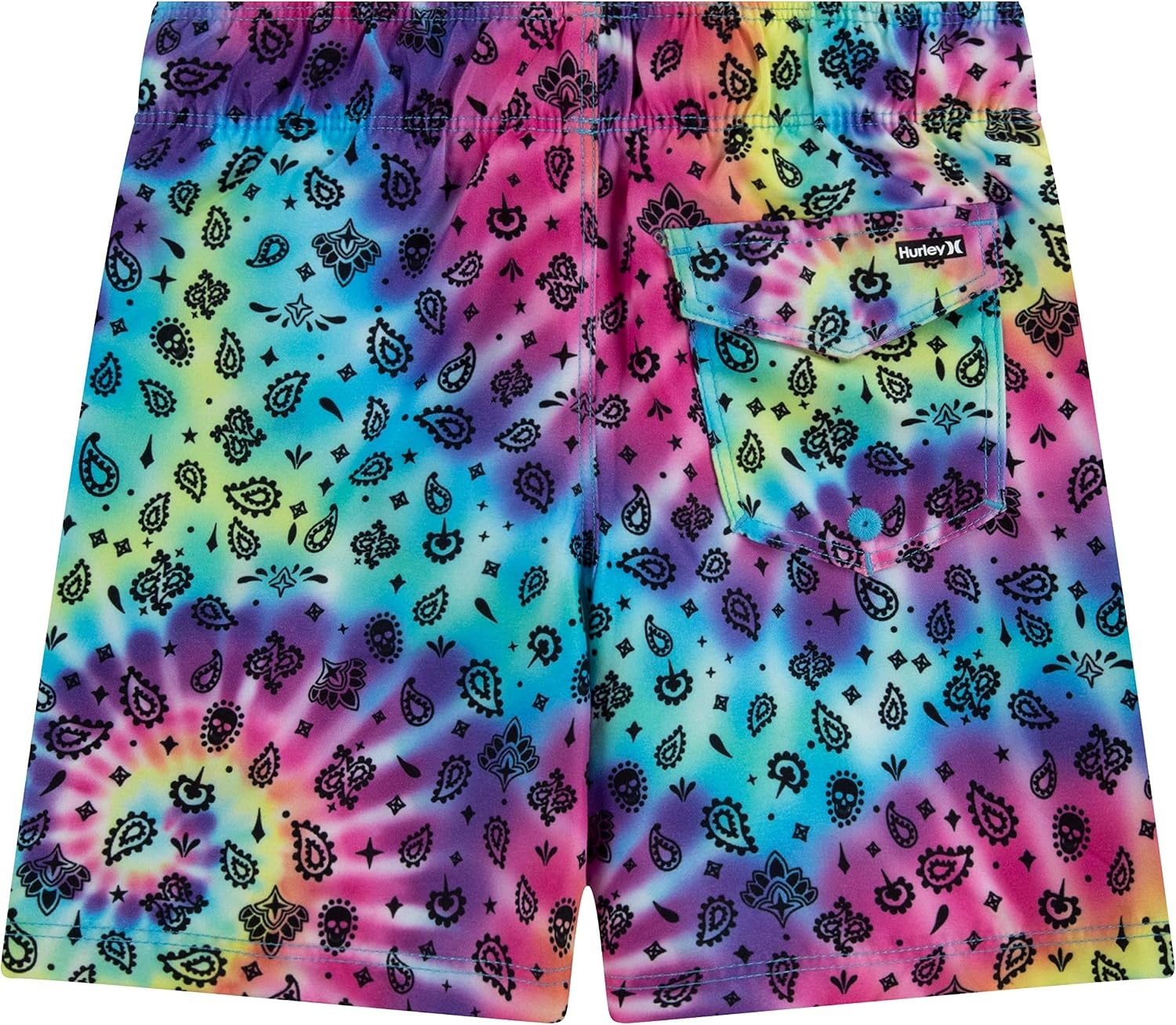 Hurley Boys Printed Pull on Swim Trunks(Multi Print)