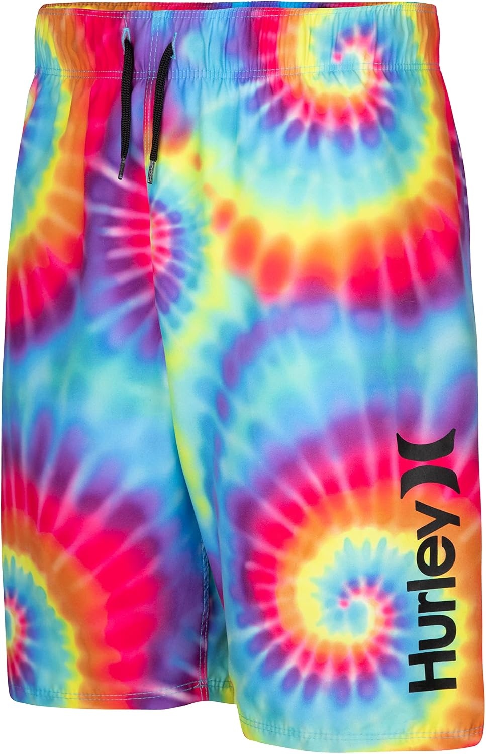 Hurley Boys Printed Pull on Swim Trunks(Multi Tie Dye)