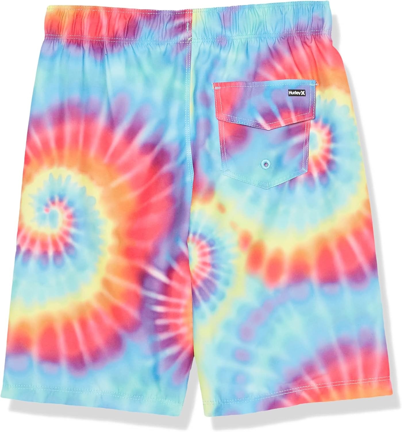 Hurley Boys Printed Pull on Swim Trunks(Multi Tie Dye)