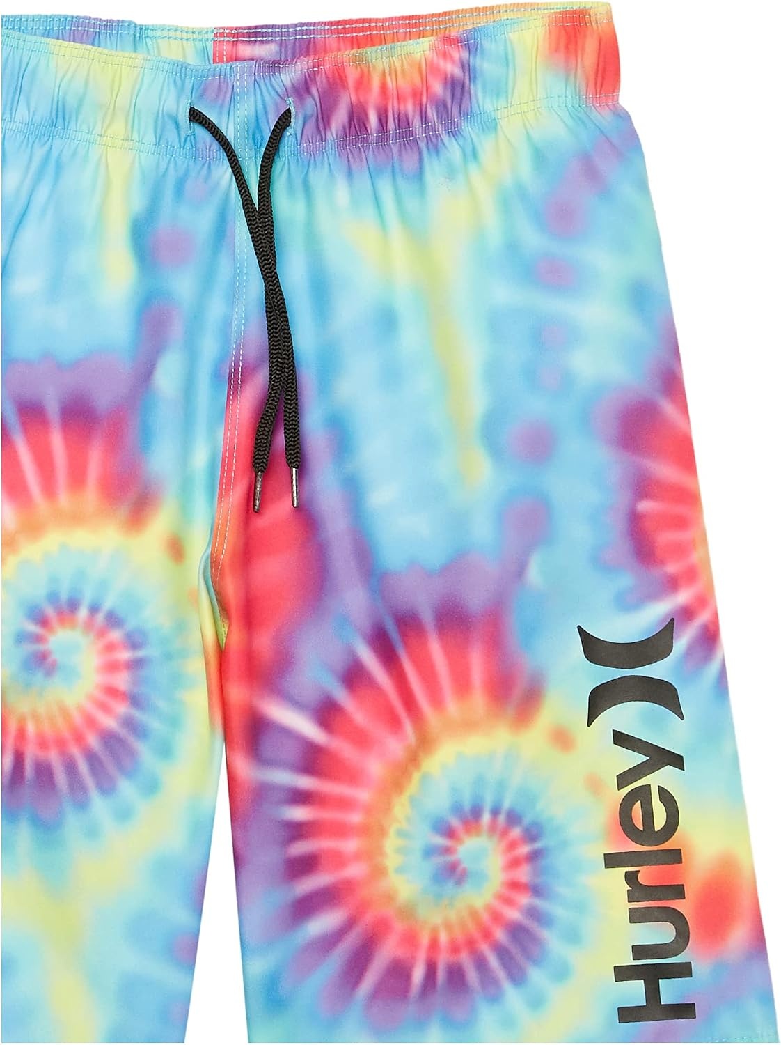 Hurley Boys Printed Pull on Swim Trunks(Multi Tie Dye)