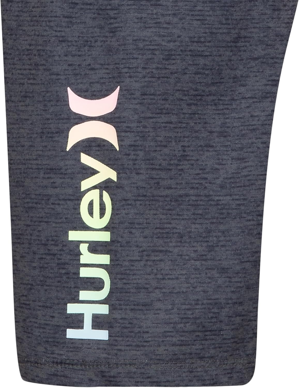 Hurley Kids Mini Vacay Stripe Pull On Swim Trunk (Big Kid)(Shadow Black)