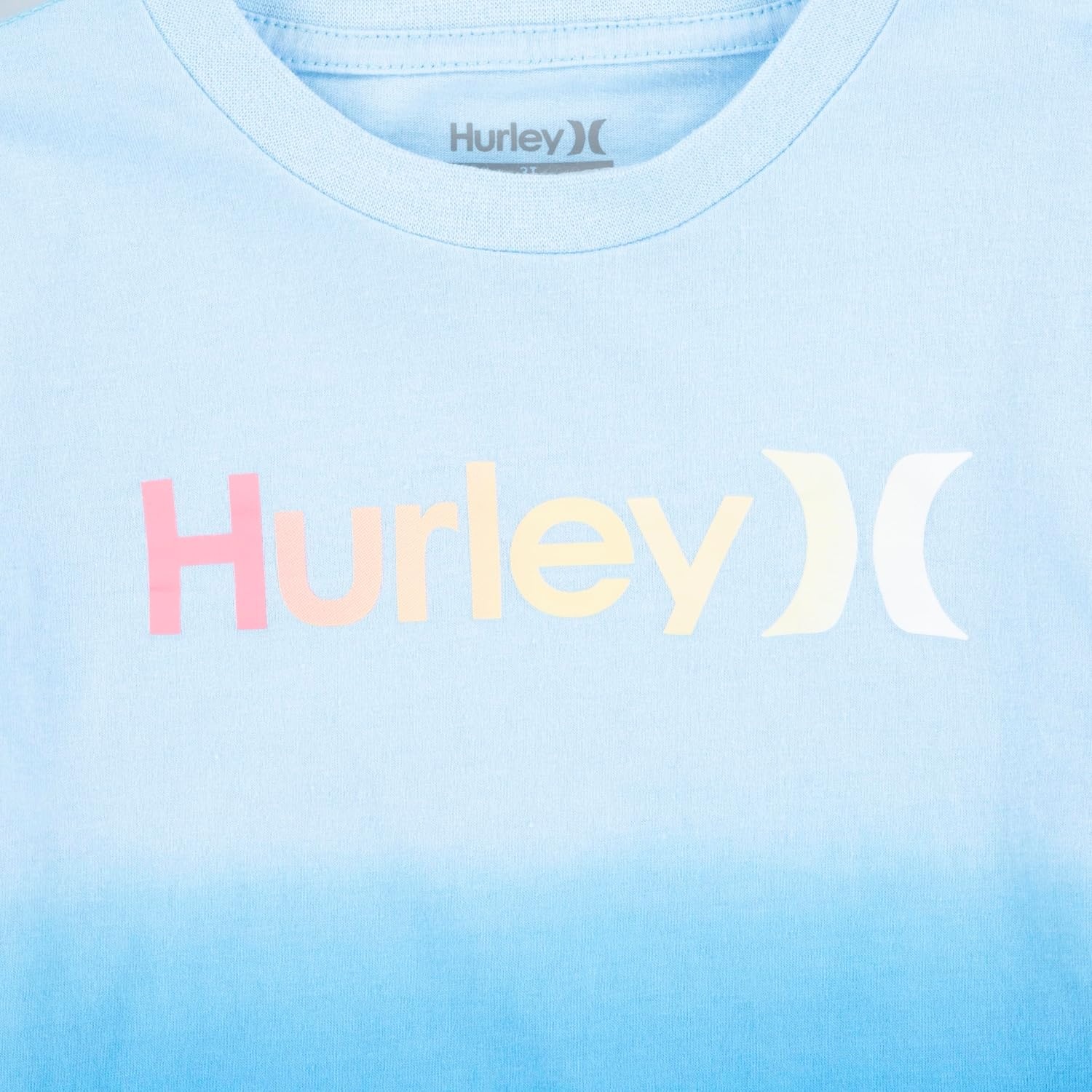 Hurley Boys One and Only Graphic T-Shirt(Blue Dream Ombre)