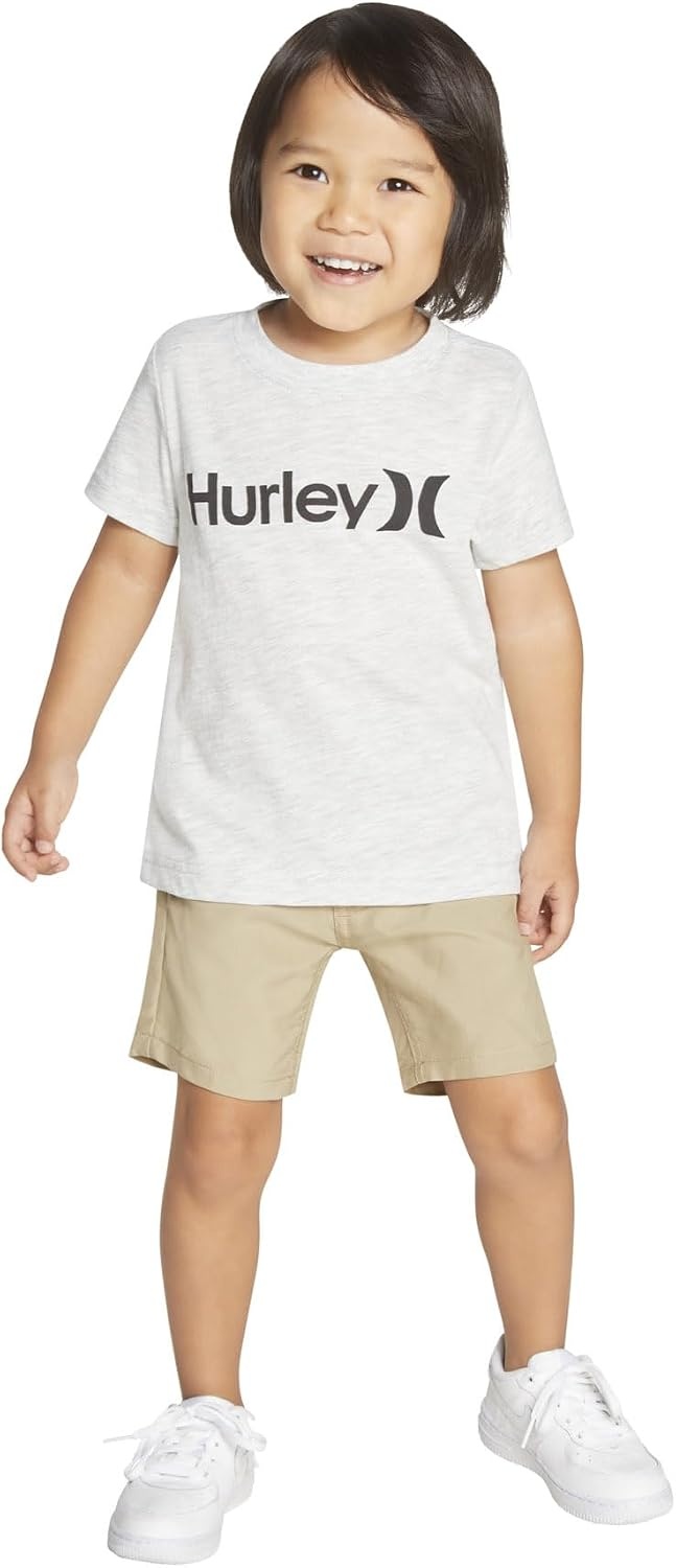 Hurley Boys One and Only Graphic T-Shirt(Birch Heather)