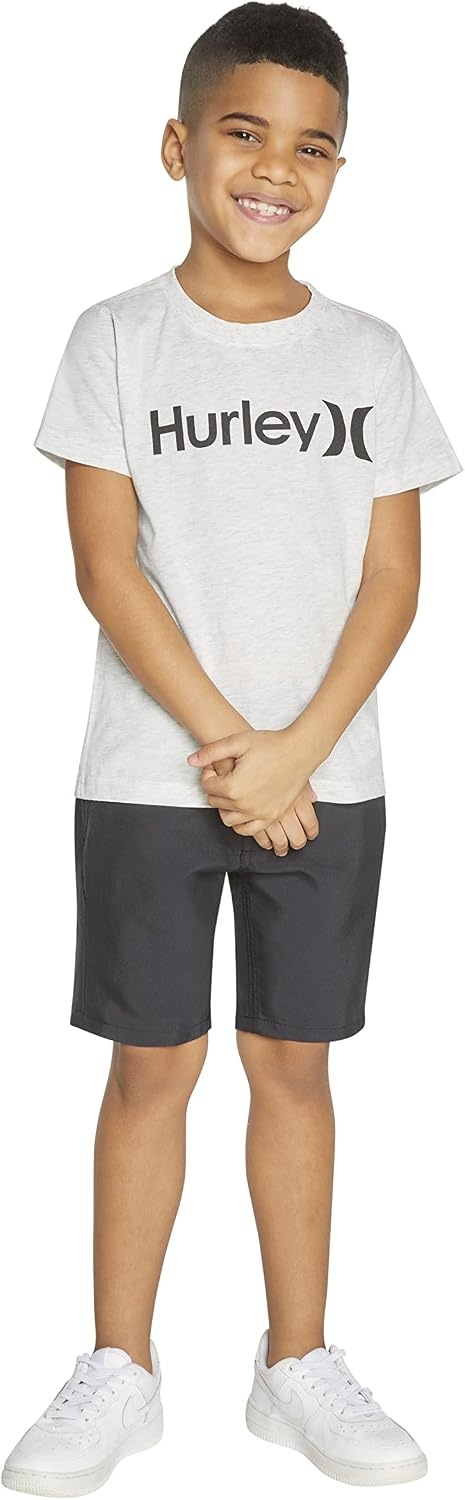 Hurley Boys One and Only Graphic T-Shirt(Birch Heather)
