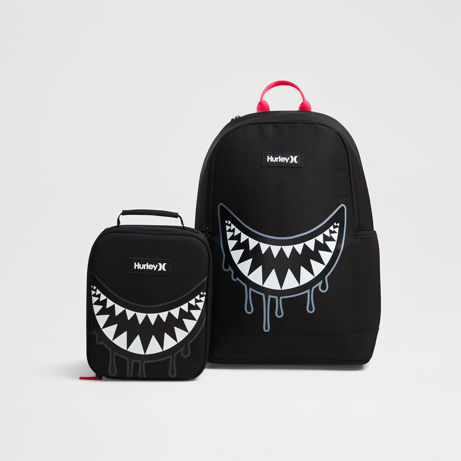Hurley Unisex-Kids Graphic Backpack, Skeleton, One Size(Black/Black)