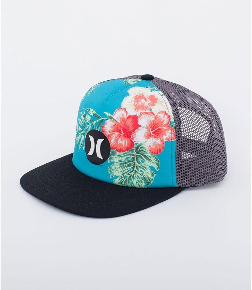 Hurley Men’s One & Only Square Trucker Baseball Cap(Lt Aqua)