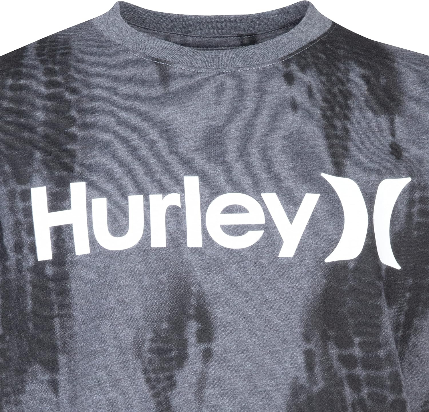 Hurley Boys One and Only Graphic T-Shirt(Charcoal Heather Tie Dye)