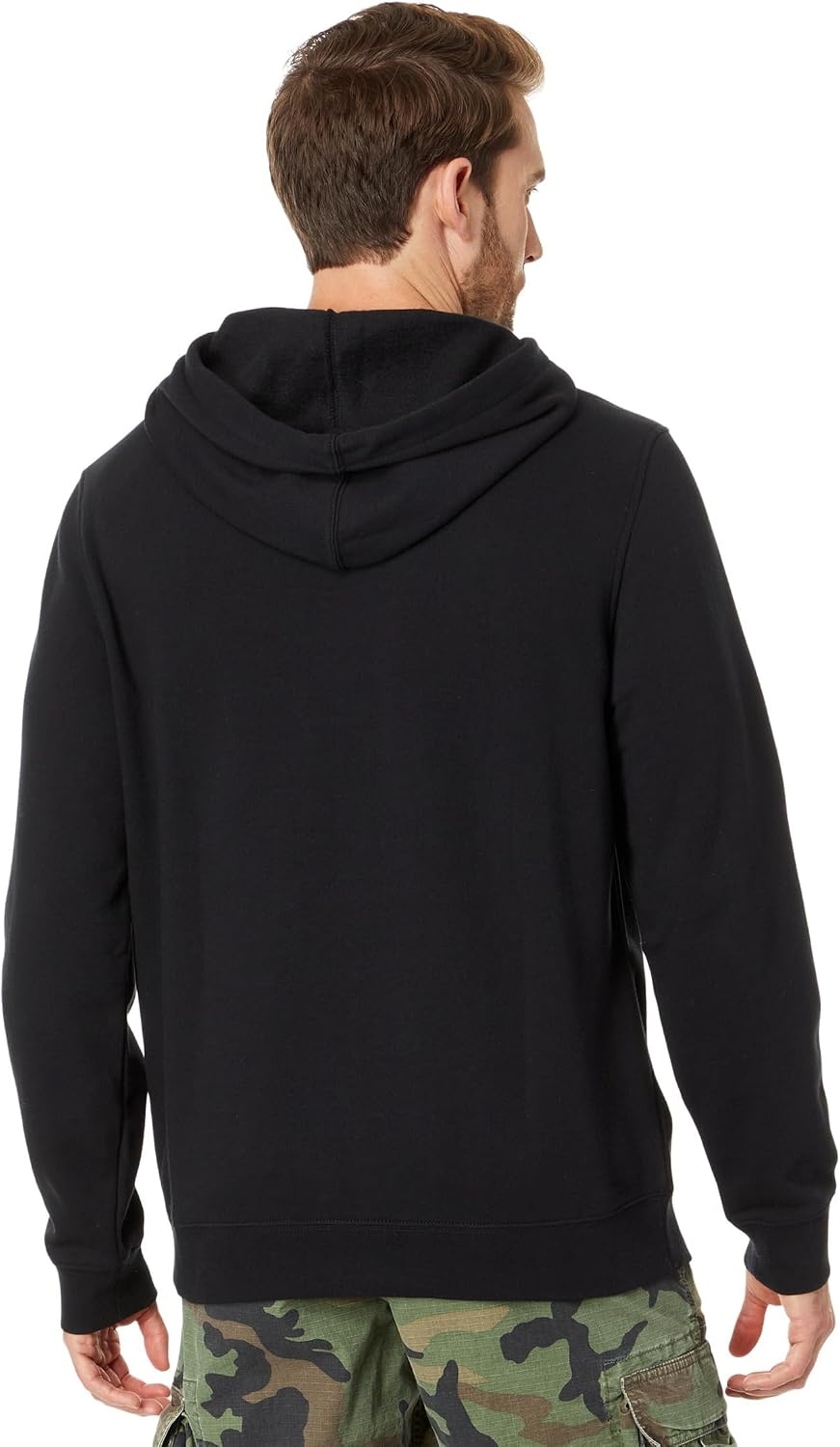 Hurley mens One & Only Solid Fleece Pullover Hoodie(Black 1)