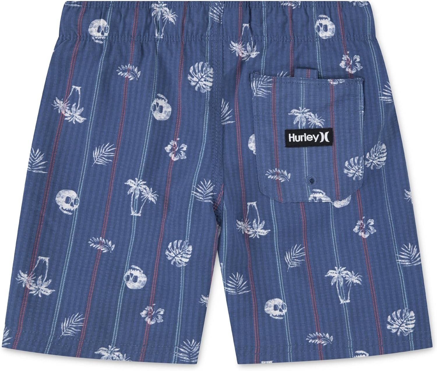 Hurley Boys’ Pull on Swim Trunks(Shoreline Blue)